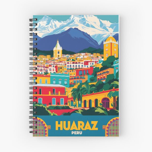 Item preview, Huaraz Peru Vintage Travel Tourism  designed and sold by TravelersGems.