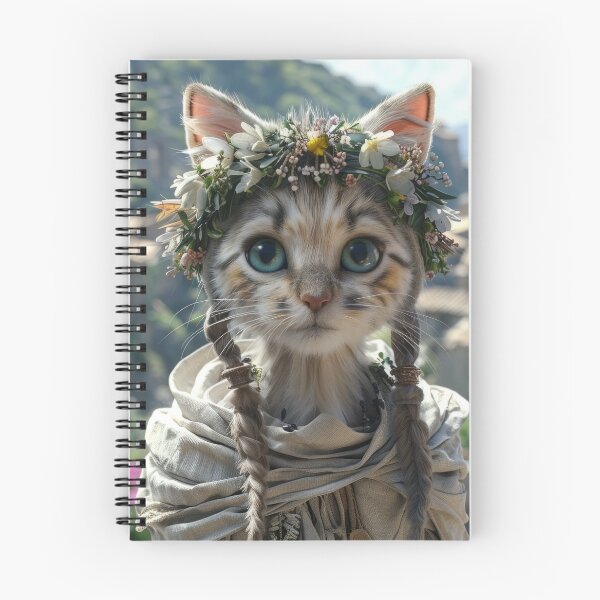 Item preview, Cat Portrait - Girl designed and sold by aleezon.