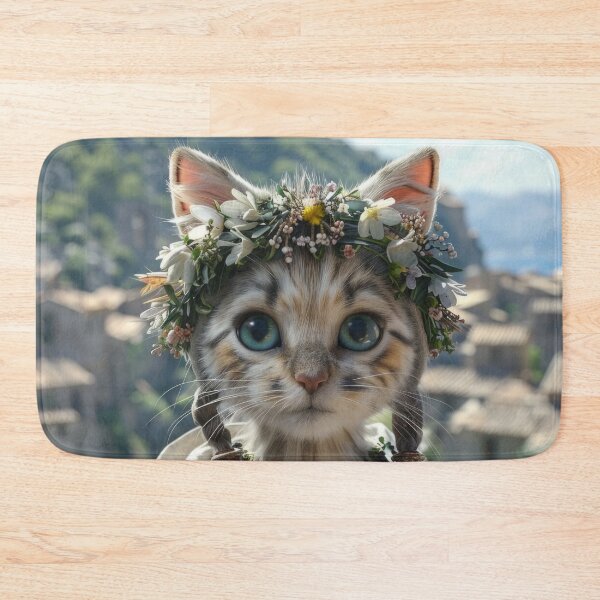 Item preview, Cat Portrait - Girl designed and sold by aleezon.