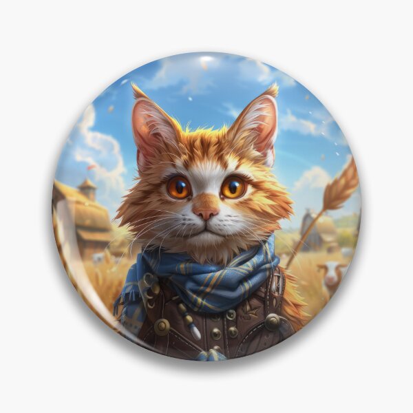 Item preview, Cat Portrait - Spikelets And Sky designed and sold by aleezon.
