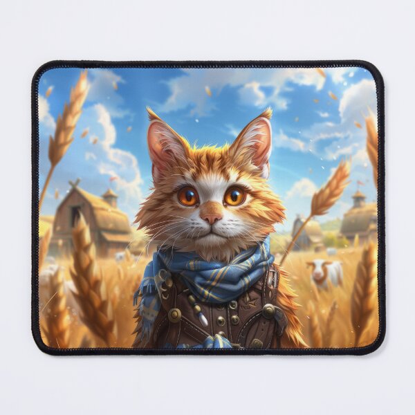 Item preview, Cat Portrait - Spikelets And Sky designed and sold by aleezon.