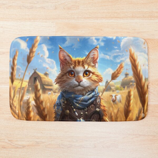 Item preview, Cat Portrait - Spikelets And Sky designed and sold by aleezon.
