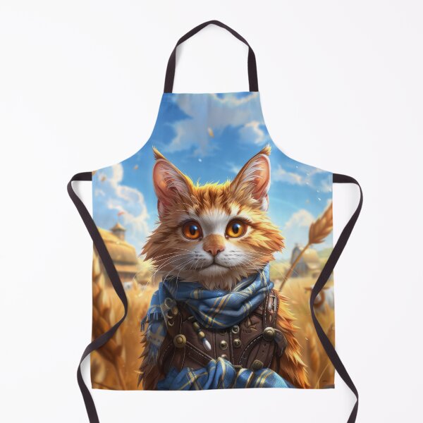Item preview, Cat Portrait - Spikelets And Sky designed and sold by aleezon.