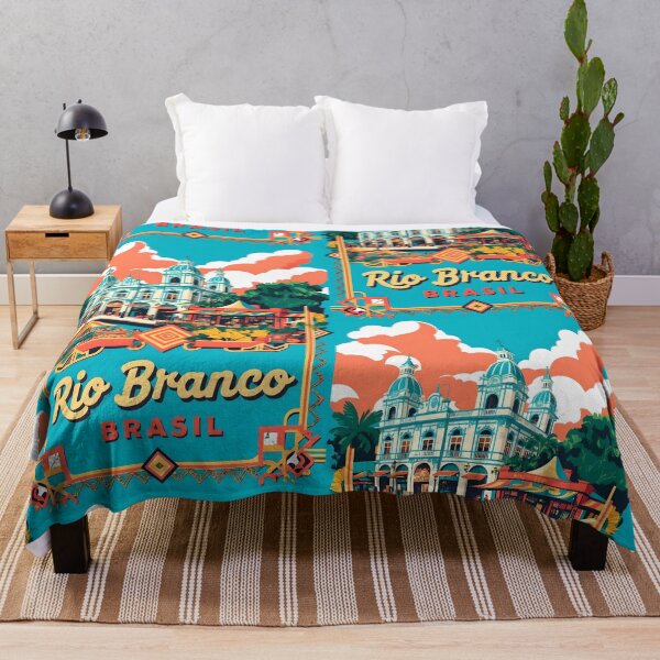 Item preview, Rio Branco Brasil Vintage Travel Tourism designed and sold by TravelersGems.