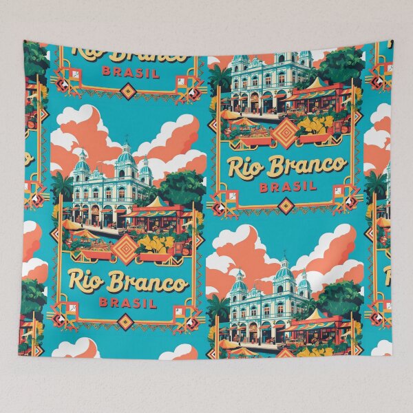 Item preview, Rio Branco Brasil Vintage Travel Tourism  designed and sold by TravelersGems.