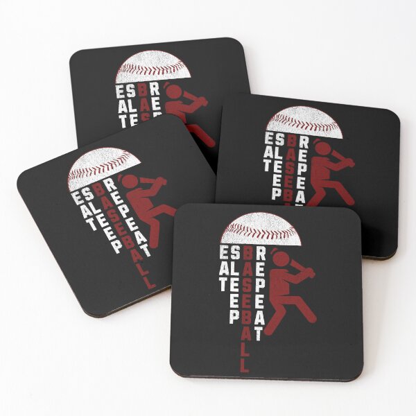Item preview, Eat Sleep Baseball Repeat Funny Baseball Player designed and sold by PantatKiller.