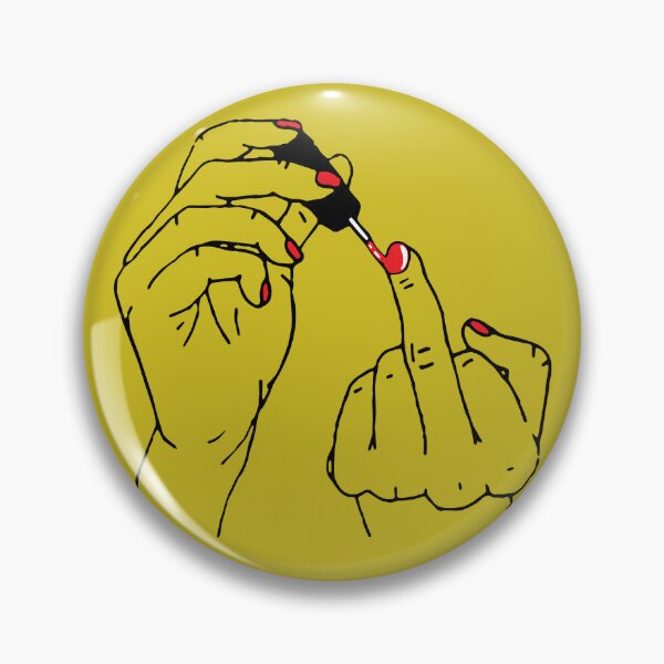 Item preview, Painted Middle Finger Nail Lts designed and sold by Alema Art.