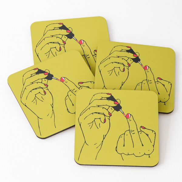 Item preview, Painted Middle Finger Nail Lts designed and sold by Alema Art.