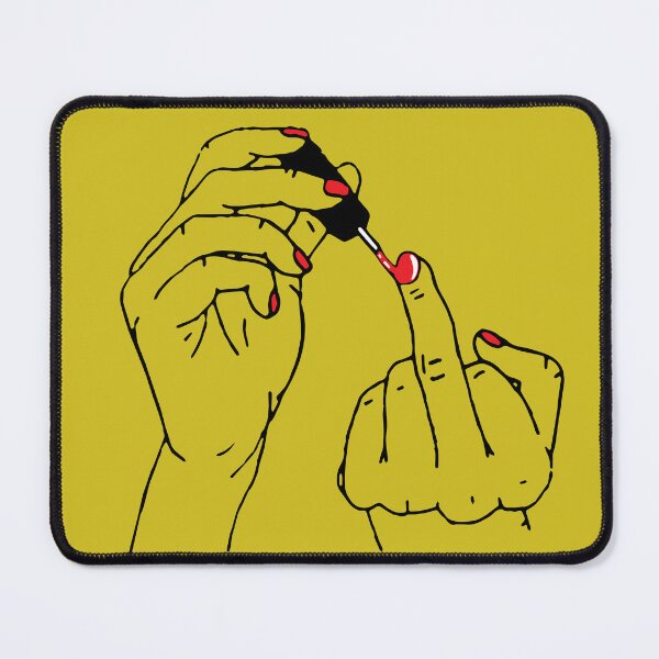Item preview, Painted Middle Finger Nail Lts designed and sold by Alema Art.