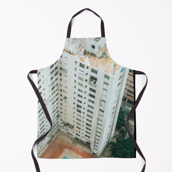 Item preview, Aerial View of an Overgrown City with Basketball Court - Urban Photography designed and sold by regnumsaturni.