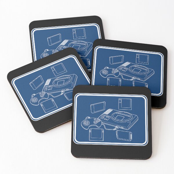 Item preview, RetroTech: 16 bit #1 (blue) designed and sold by PaleoFantasies.