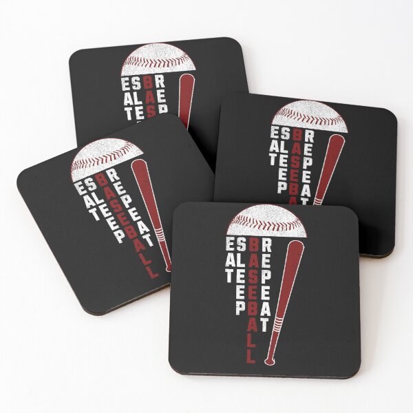 Item preview, Eat Sleep Baseball Repeat Funny Baseball Player designed and sold by PantatKiller.