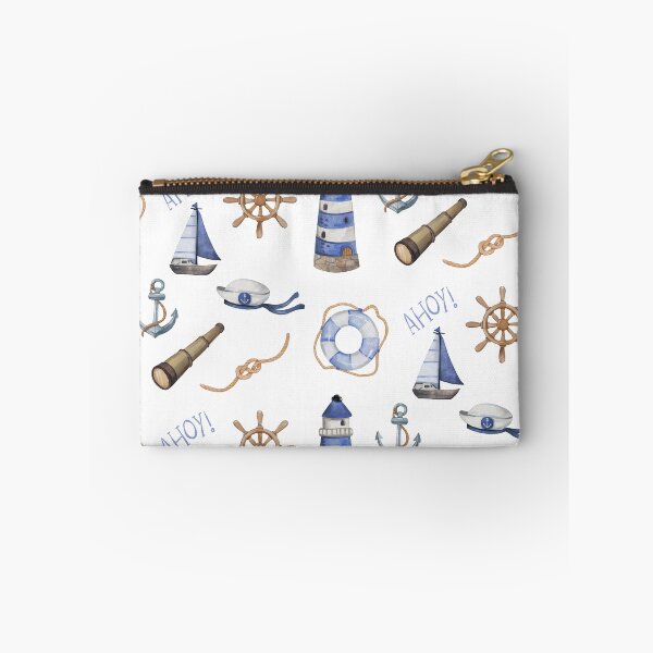 Item preview, AHOY! nautical pattern for sailors designed and sold by in-leggings.