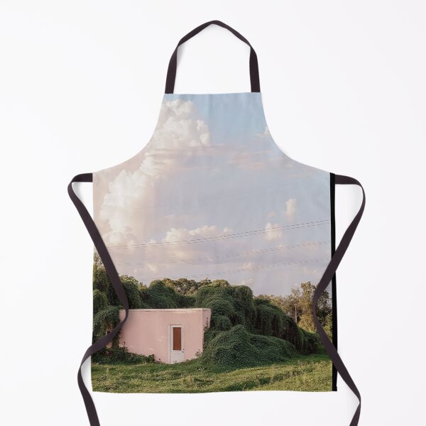 Item preview, Overgrown House in the Forest Landscape - Photography with Pink and Green Serenity designed and sold by regnumsaturni.