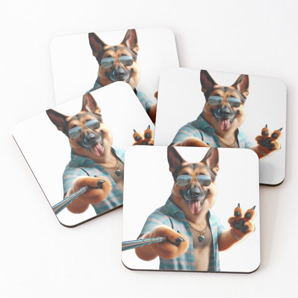 Item preview, German Shepherd Social Media Celebrity Taking a Selfie designed and sold by TheDogOnIt.