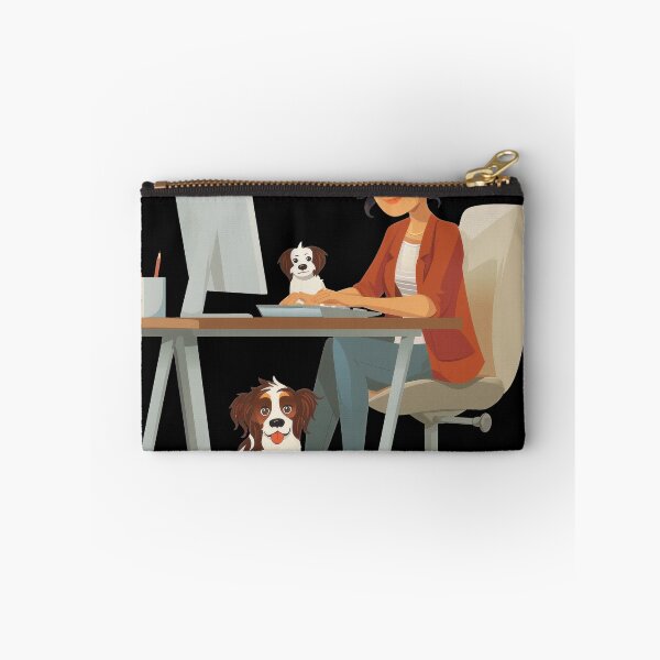 Item preview, I Love My Co-Workers Work From Home Dog designed and sold by Wormy-23.
