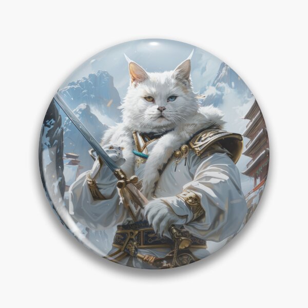 Item preview, Cat Portrait - Warrior designed and sold by aleezon.