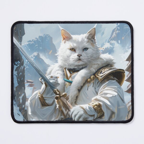 Item preview, Cat Portrait - Warrior designed and sold by aleezon.