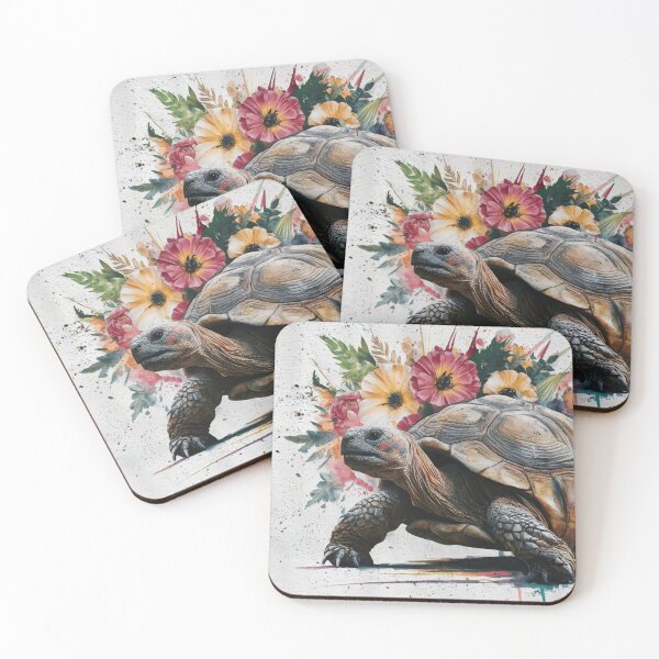 Item preview, Tortoise in flowers designed and sold by Art-Design-EM.