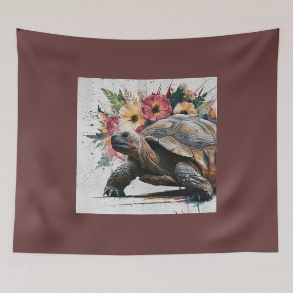 Item preview, Tortoise in flowers designed and sold by Art-Design-EM.