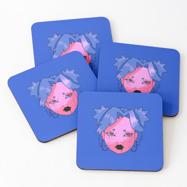 Item preview, Purple Spiky Haired Red Eye Girl designed and sold by Irrelevant Grrl.