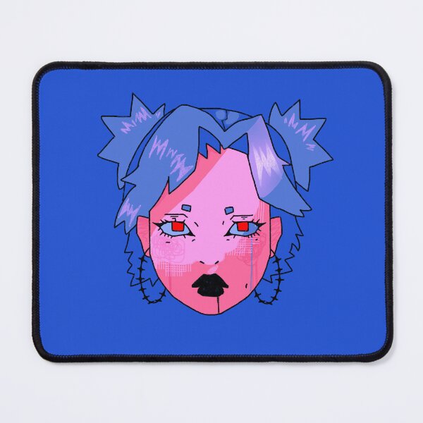 Item preview, Purple Spiky Haired Red Eye Girl designed and sold by Irrelevant Grrl.
