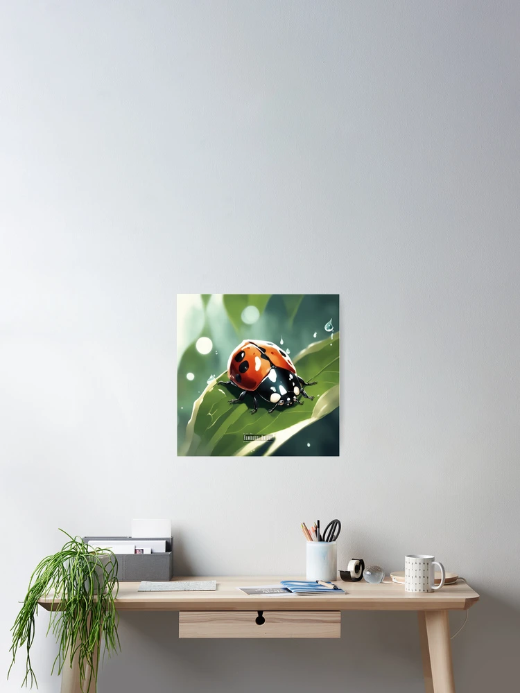 Thumbnail 2 of 3, Poster, Ladybug designed and sold by Rambarde-Knight.