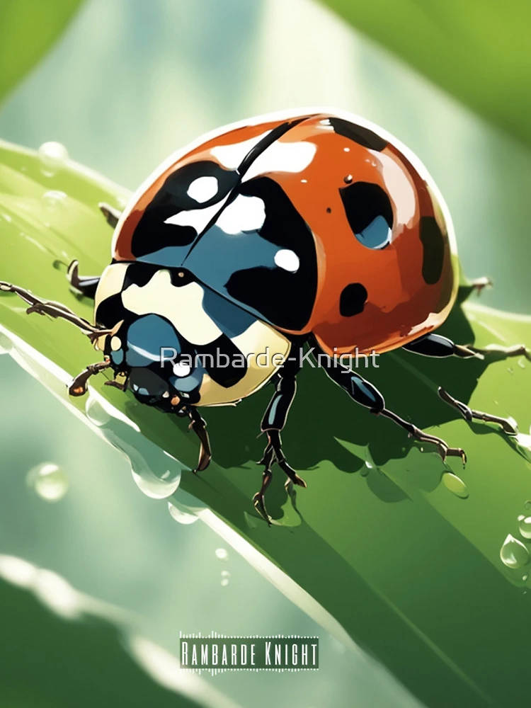 Thumbnail 4 of 4, iPhone Case, Ladybug designed and sold by Rambarde-Knight.