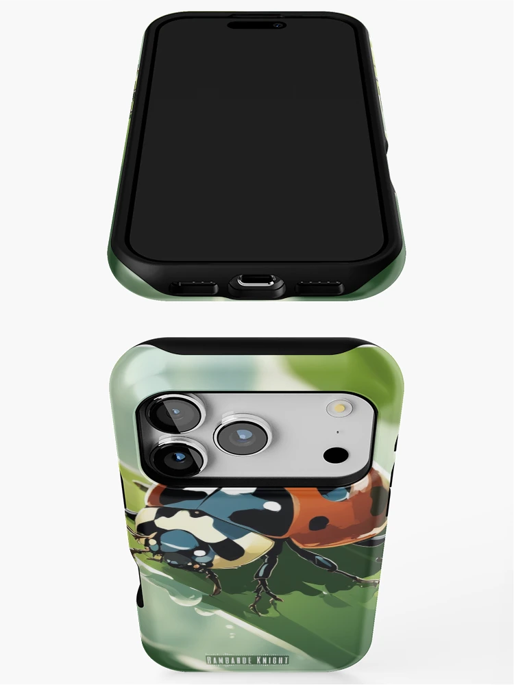 Thumbnail 3 of 4, iPhone Case, Ladybug designed and sold by Rambarde-Knight.