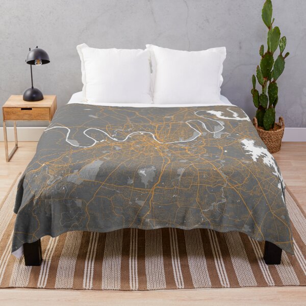 Item preview, Nashville City Map of Tennessee, USA - Bauhaus designed and sold by deMAP.