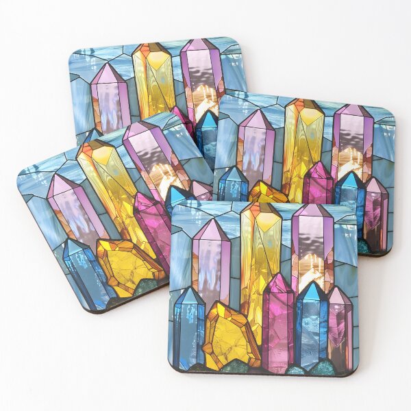 Item preview, Crystal Paradise in Stained Glass designed and sold by mebraart.