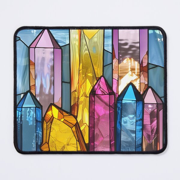 Item preview, Crystal Paradise in Stained Glass designed and sold by mebraart.