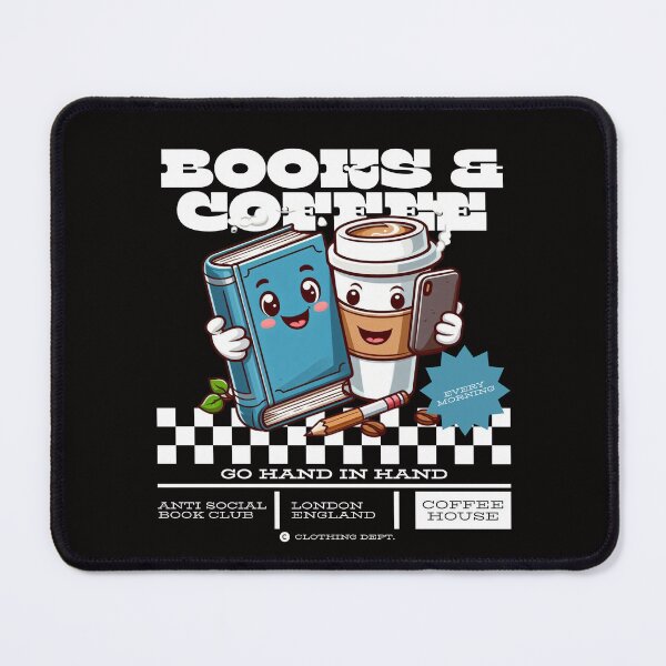 Item preview, Books and coffee designed and sold by Peerless-Prime.