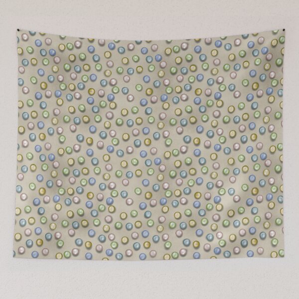 Item preview, Rainbow Marbles in the Sand Pattern for Summer designed and sold by AloraDawnEve.