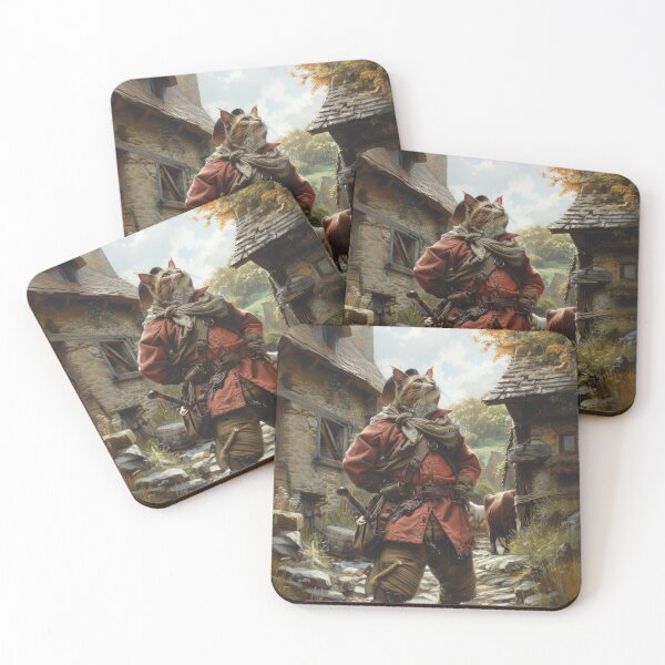 Item preview, Cat Portrait - Warrior At Home designed and sold by aleezon.
