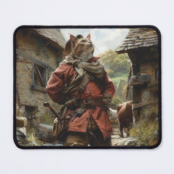 Item preview, Cat Portrait - Warrior At Home designed and sold by aleezon.