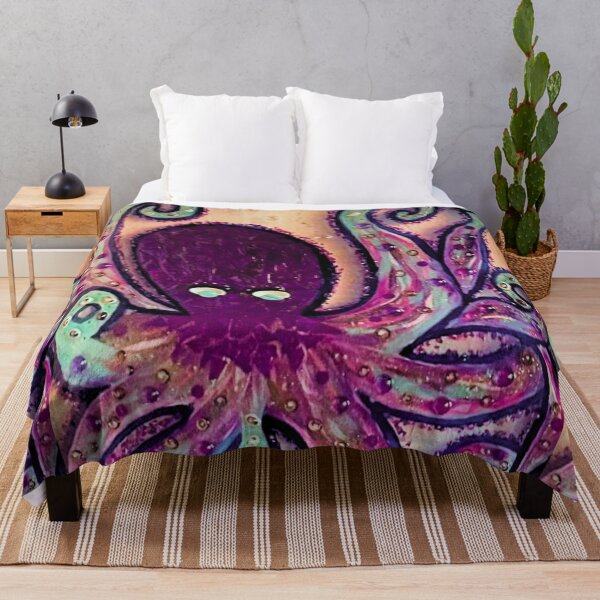 Item preview, Purple Octopus Resin Ocean Art designed and sold by BridgetBresser.