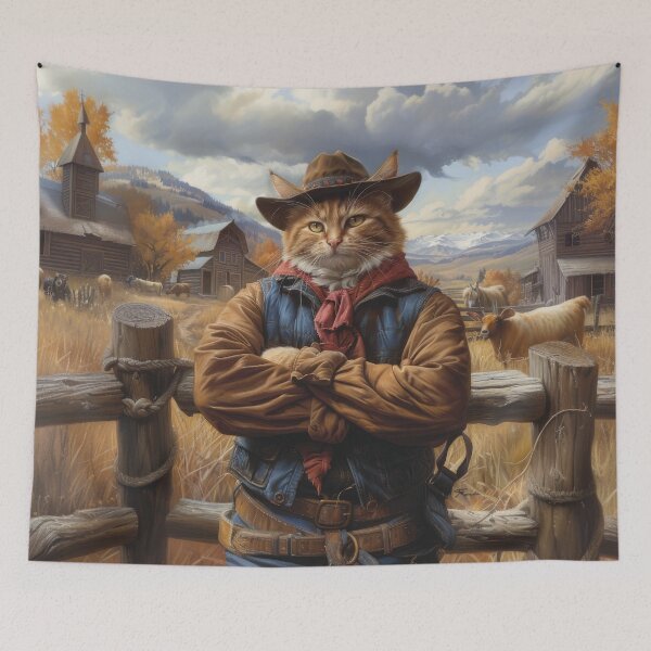 Item preview, Cat Portrait - Worker designed and sold by aleezon.
