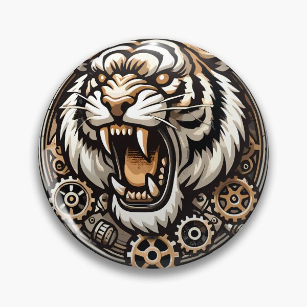 Item preview, Steampunk Tiger Roar designed and sold by HarmonyCreation.