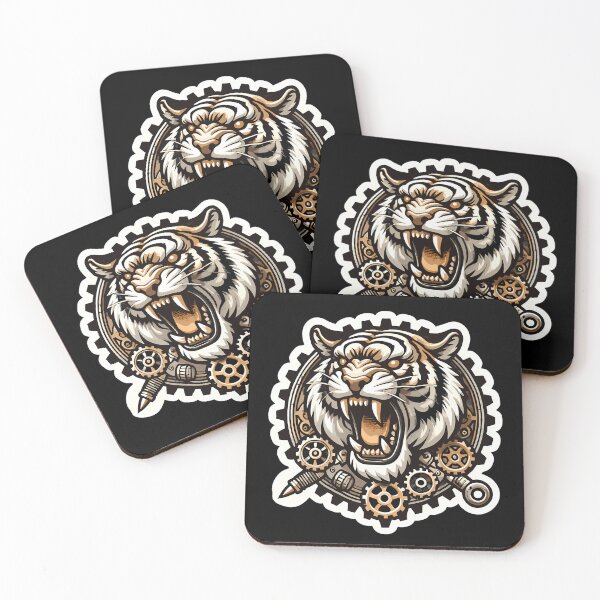 Item preview, Steampunk Tiger Roar designed and sold by HarmonyCreation.