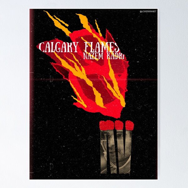 Artikelvorschau, Poster mit Filmthema „Calgary Flames“ entworfen und verkauft von 6oose8umps.
