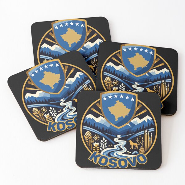Item preview, Kosovo Coat of Arms designed and sold by rwstamp.