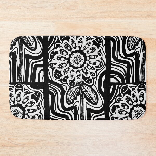 Item preview, Floodle BW Sunflower designed and sold by bekki smith.