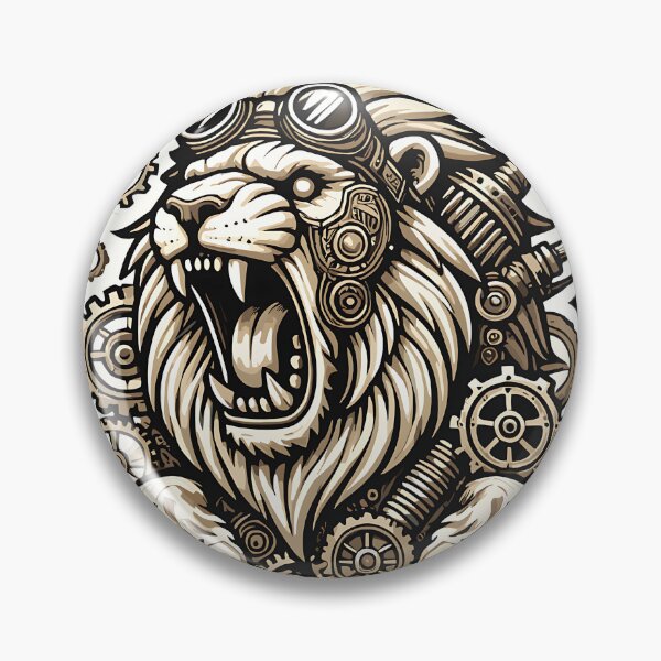 Item preview, Steampunk Lion Roar designed and sold by HarmonyCreation.