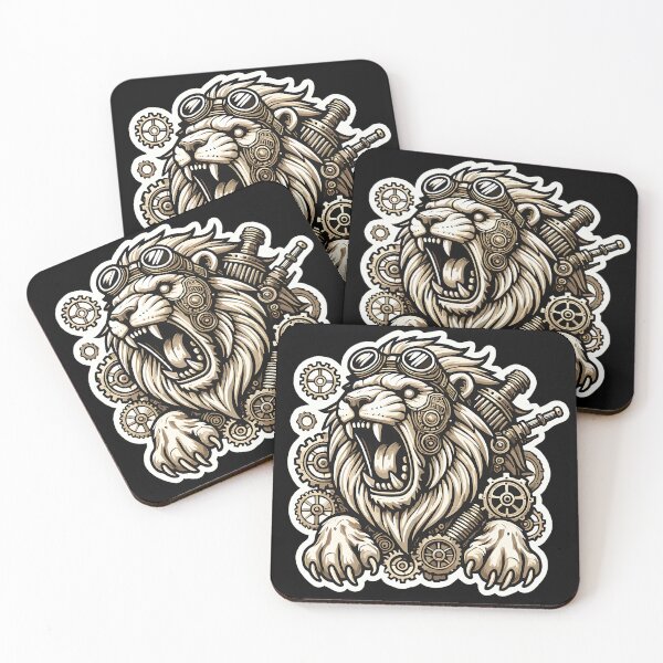 Item preview, Steampunk Lion Roar designed and sold by HarmonyCreation.