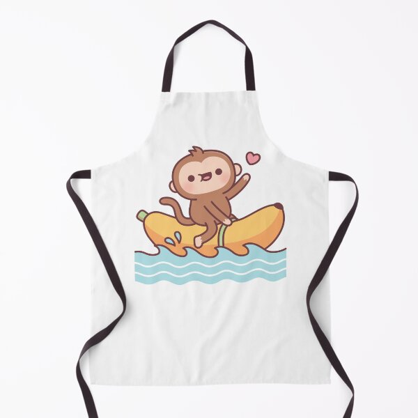 Item preview, Cute Monkey Riding On Banana Boat designed and sold by rustydoodle.