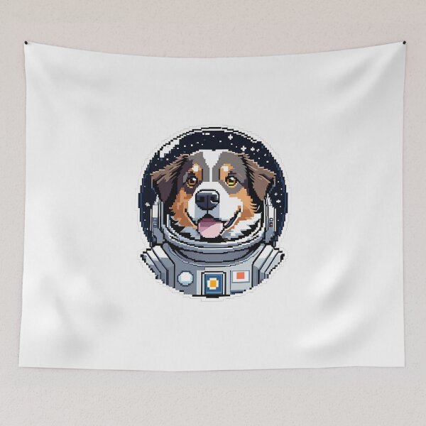 Item preview, Australian Shepherd Astronaut designed and sold by tonyartprints.