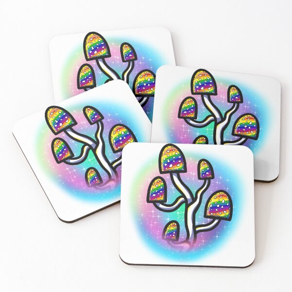 Item preview, Magical Rainbow Mushrooms designed and sold by ShaeRaindrop.