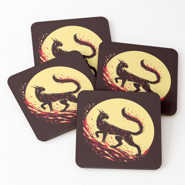 Item preview, Minimalist Fire Big Cat, Ai Generated Art  designed and sold by ACC .