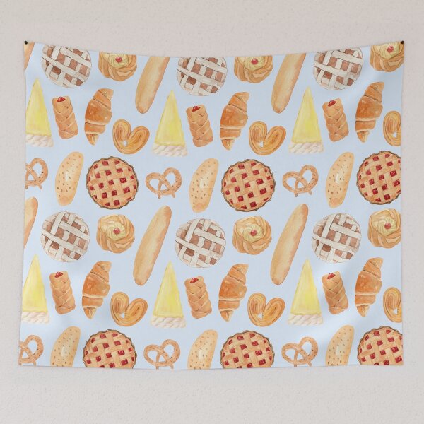 Item preview, Patisserie French Bakery Pastry Bread Food Art designed and sold by Nature Hues.